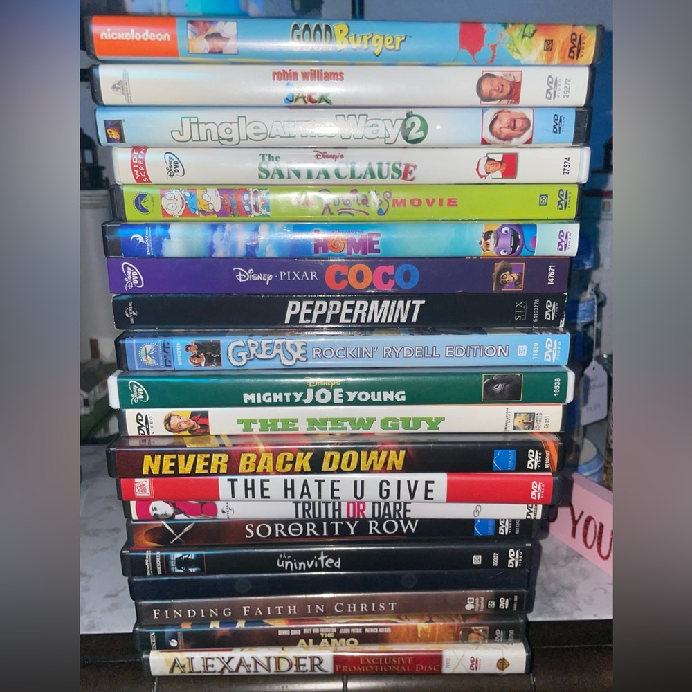 Nickelodeon DVD Collection with Multicolor Covers